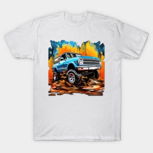 Off-Road Adventure: Chevy K5 Blazer Pop Art T-Shirt